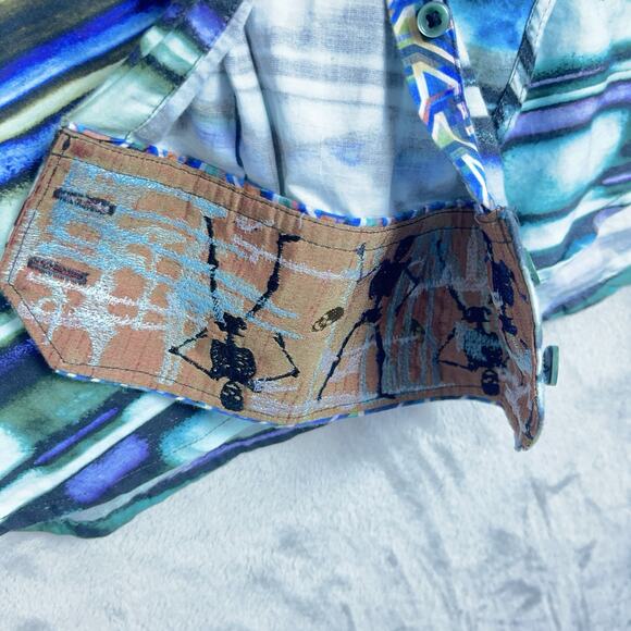 Robert Graham Classic Fit Hooligans Shirt Men's XL Flip Cuff Cotton Ltd Edition - Picture 6 of 12